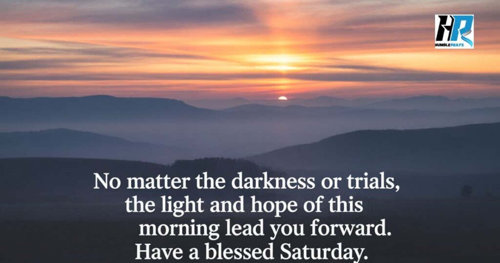 Motivational Saturday Morning Blessings for Success