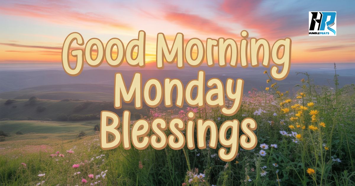 Good morning monday blessings