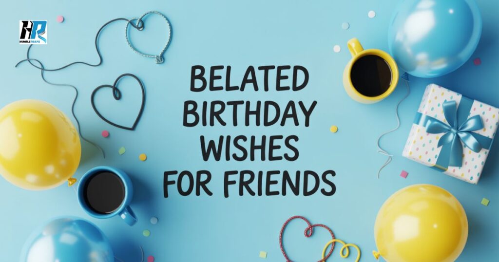 Belated birthday wishes for friends