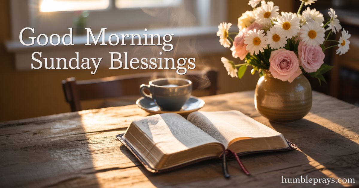 Good Morning Sunday Blessings