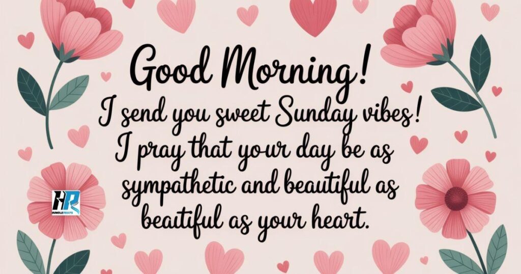 Sweet Good Morning Sunday Blessings
