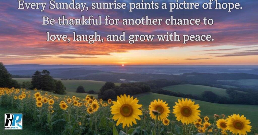 Thankful Good Morning Sunday Blessings
