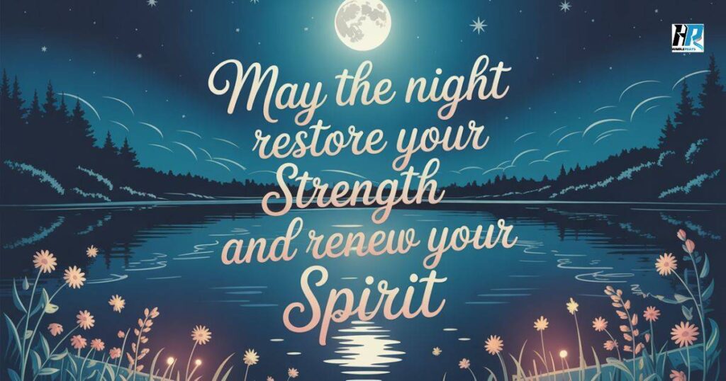 Beautiful Good Night Blessings image