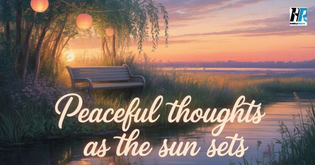 Good Evening Blessings for Instagram caption