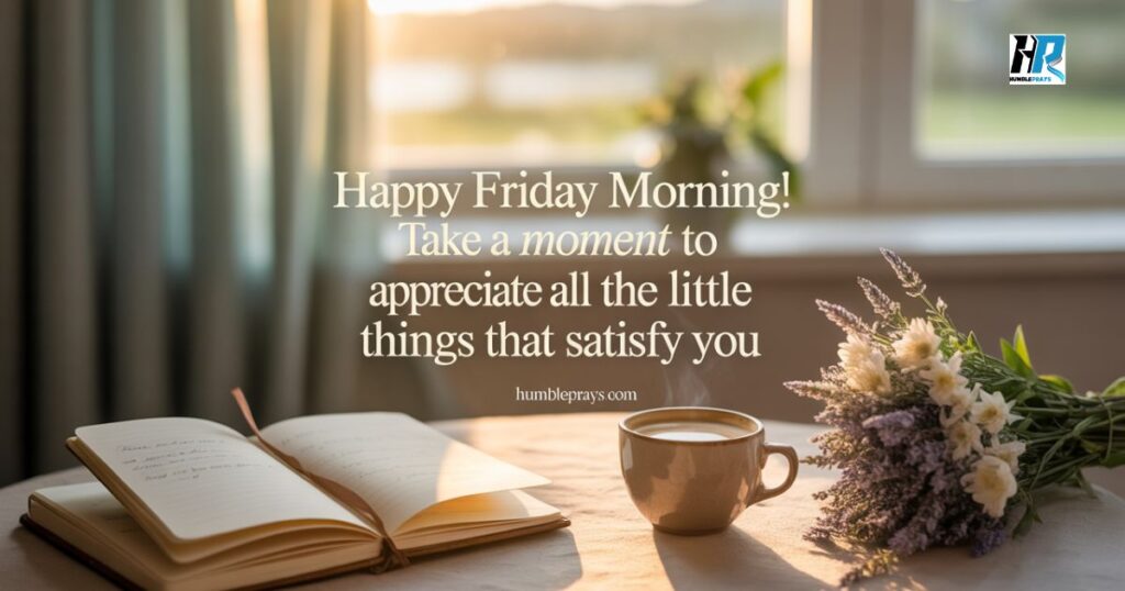 Thankful Good Morning Friday Blessings Image
